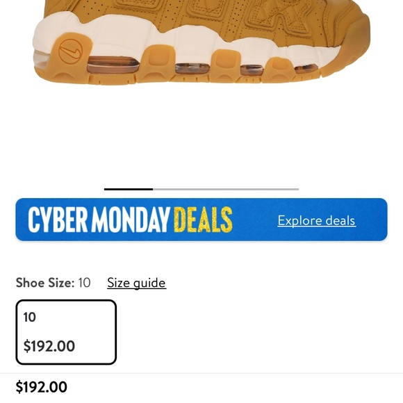 NIKE women’s Nike air more UPTEMPO size 7 (Box included) - Picture 3 of 6